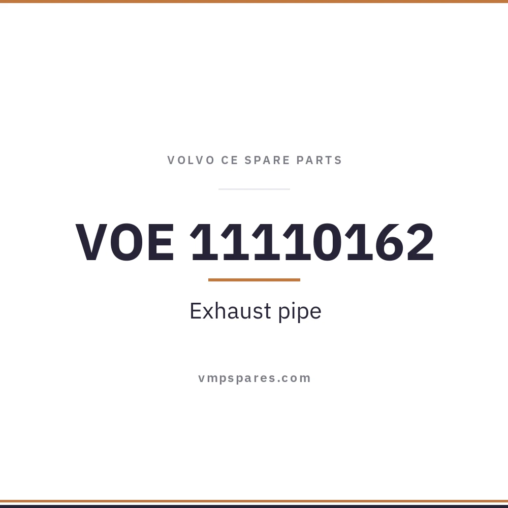VOE 11110162 – Exhaust pipe