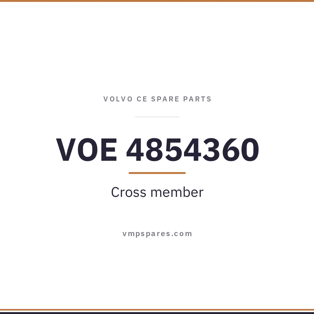 VOE 4854360 – Cross member