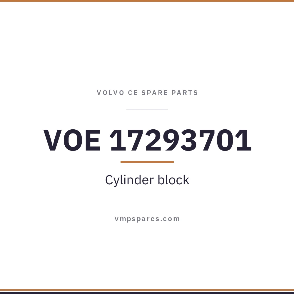 VOE 17293701 – Cylinder block