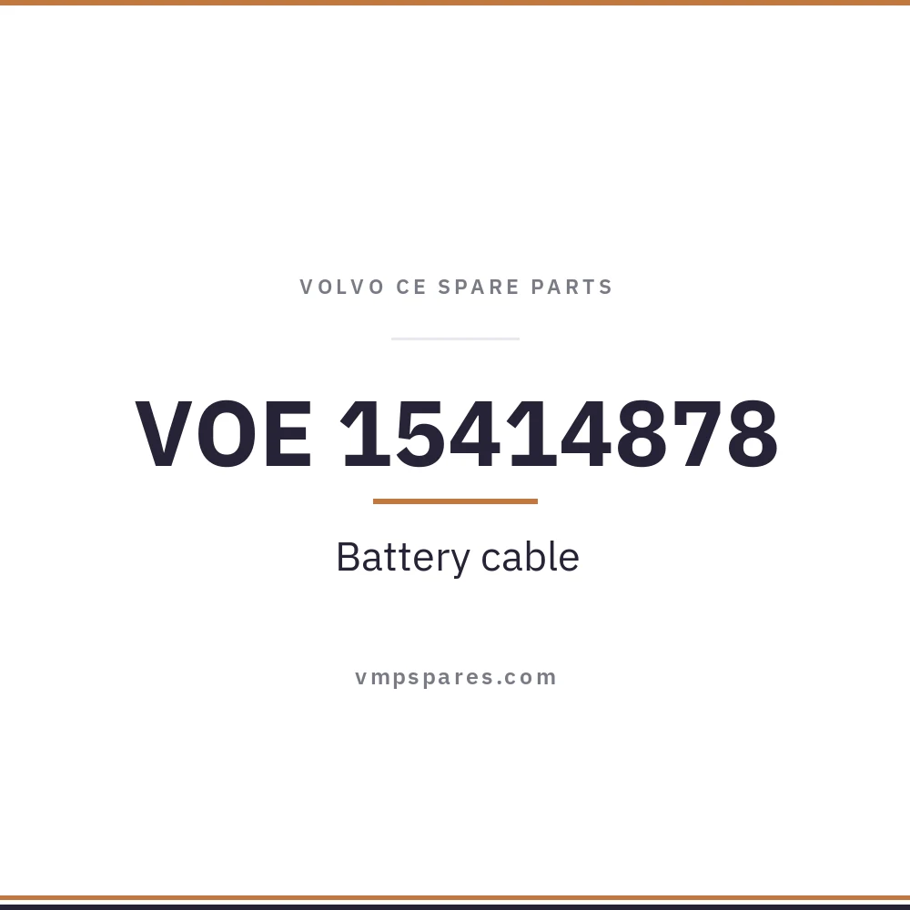 VOE 15414878 – Battery cable