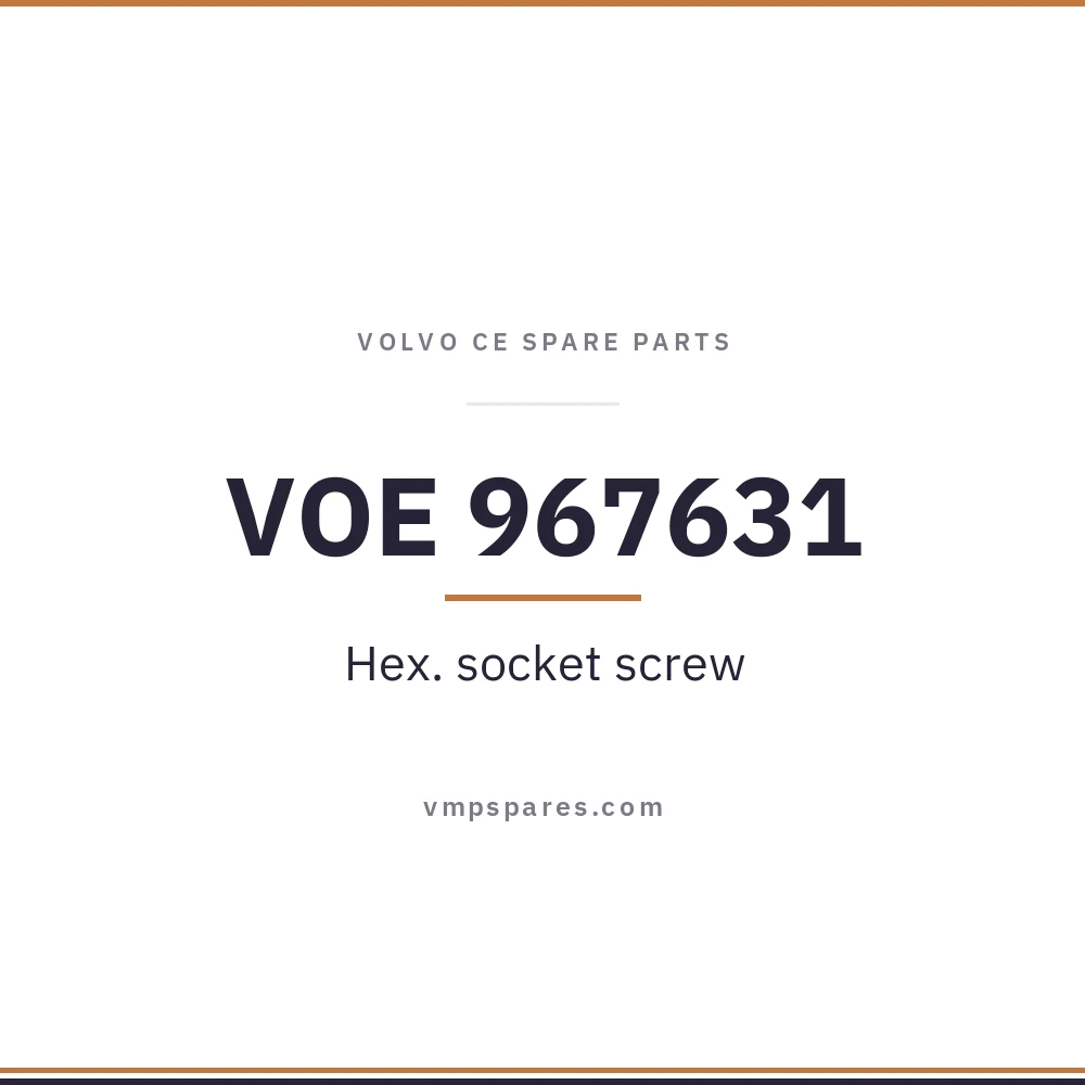 VOE 967631 – Hex. socket screw