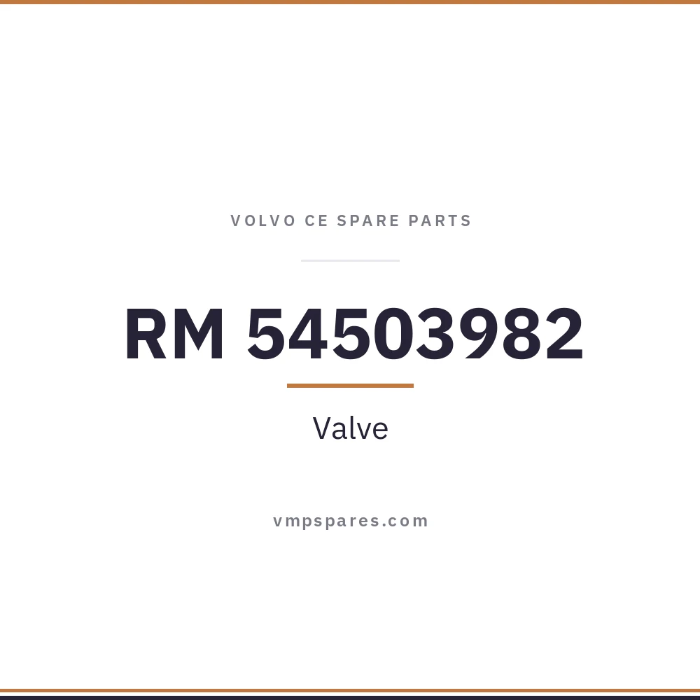 RM 54503982 – Valve