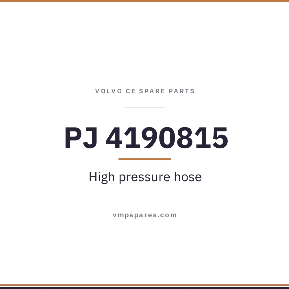 PJ 4190815 – High pressure hose