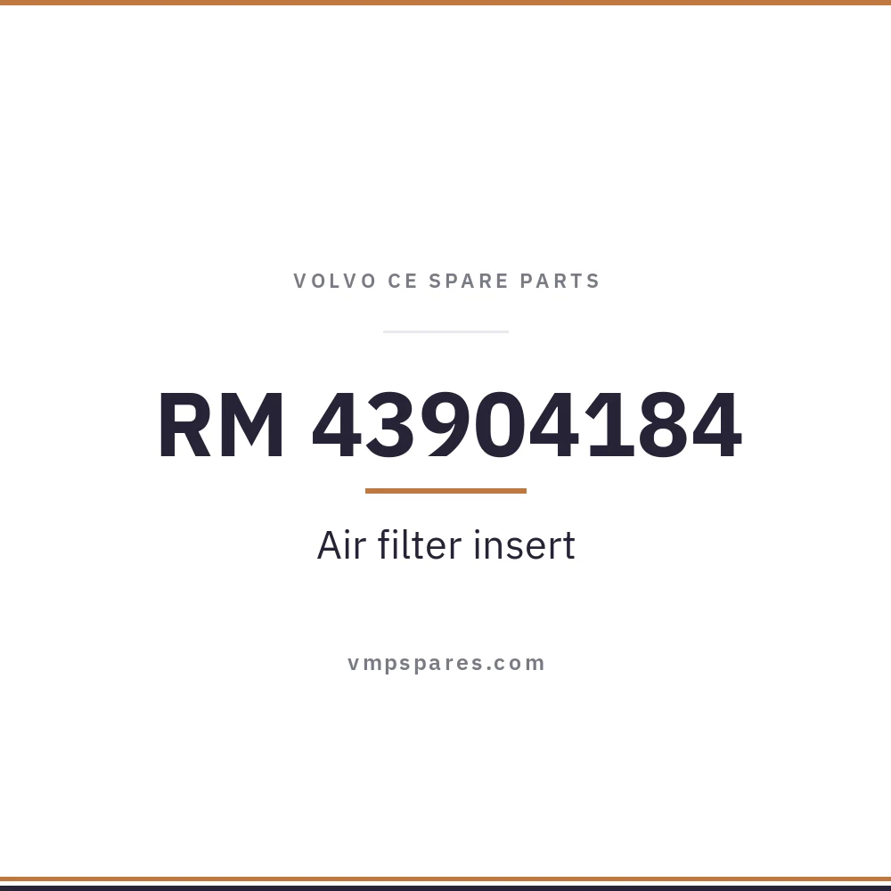 RM 43904184 – Air filter insert