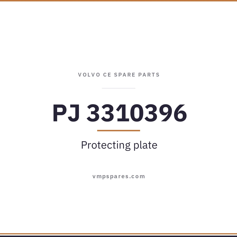PJ 3310396 – Protecting plate