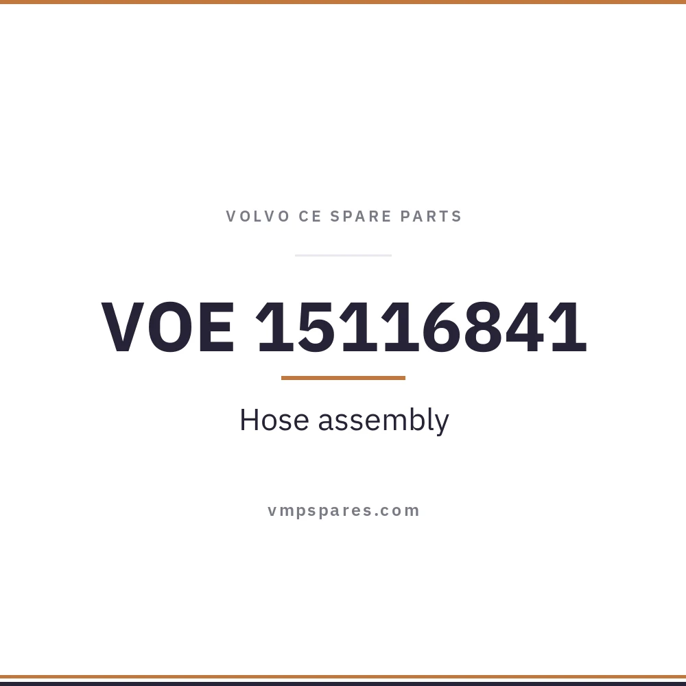 VOE 15116841 – Hose assembly