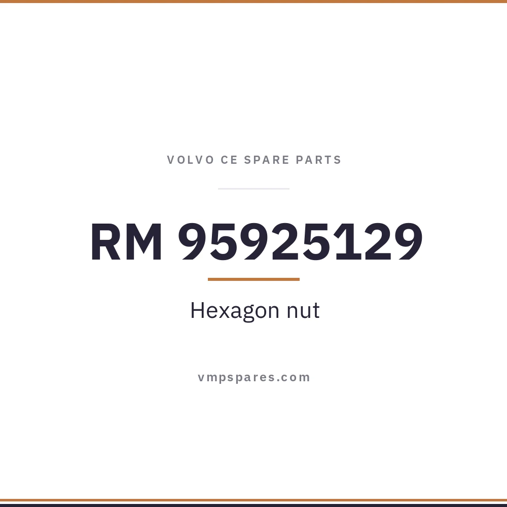 RM 95925129 – Hexagon nut