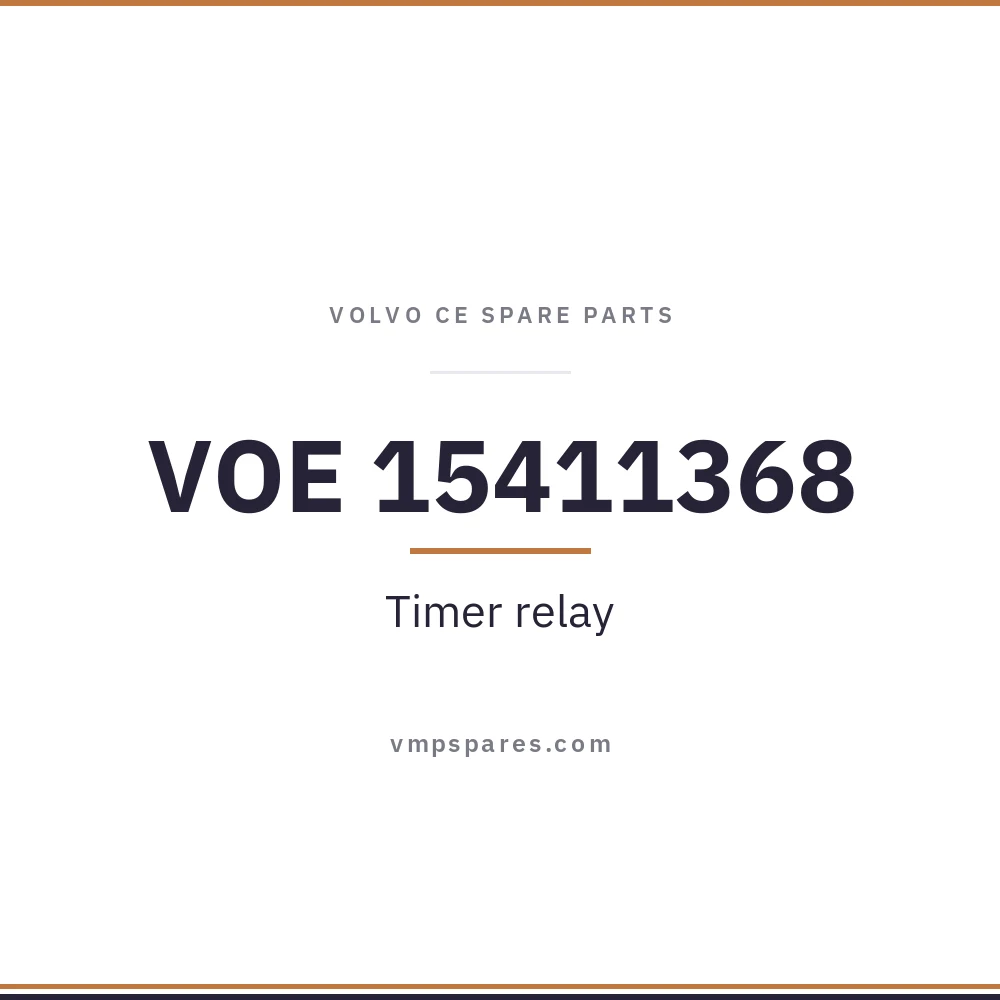 VOE 15411368 – Timer relay