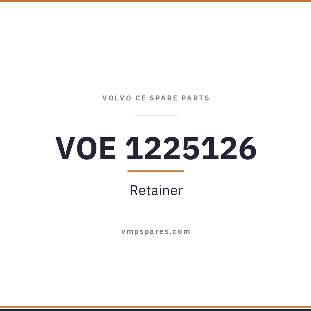 VOE 1225126 – Retainer