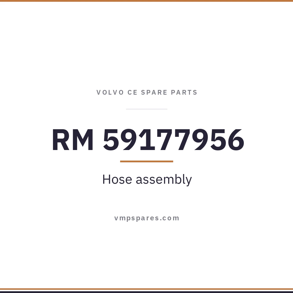 RM 59177956 – Hose assembly