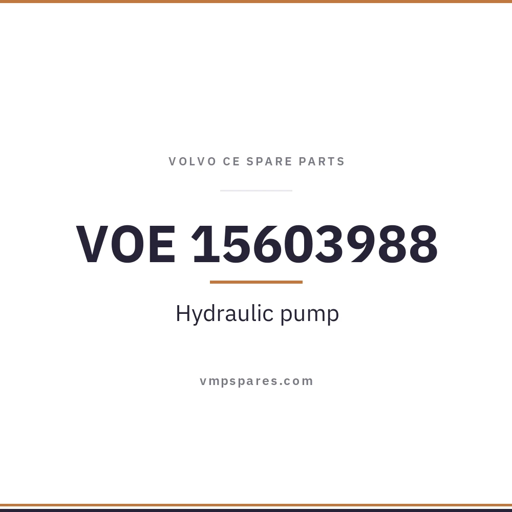 VOE 15603988 – Hydraulic pump