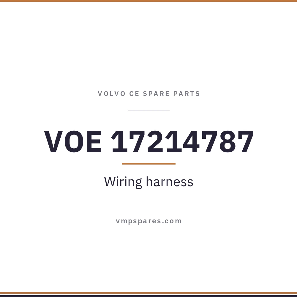 VOE 17214787 – Wiring harness