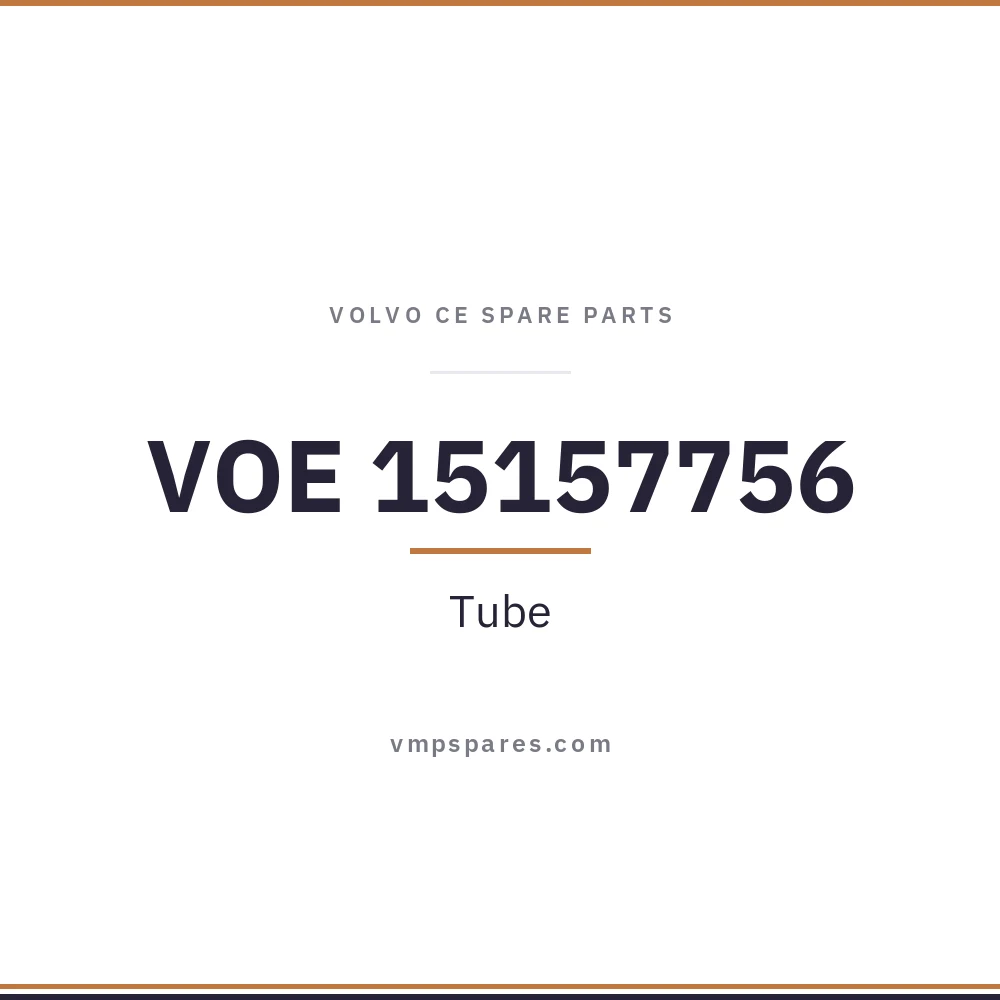 VOE 15157756 – Tube