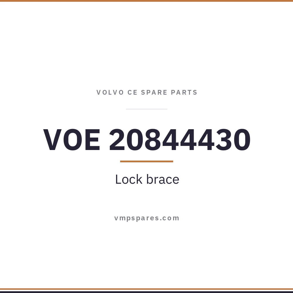 VOE 20844430 – Lock brace