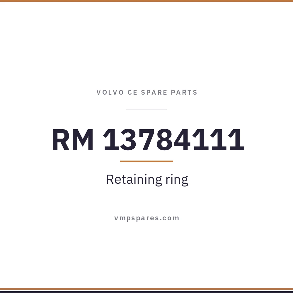 RM 13784111 – Retaining ring