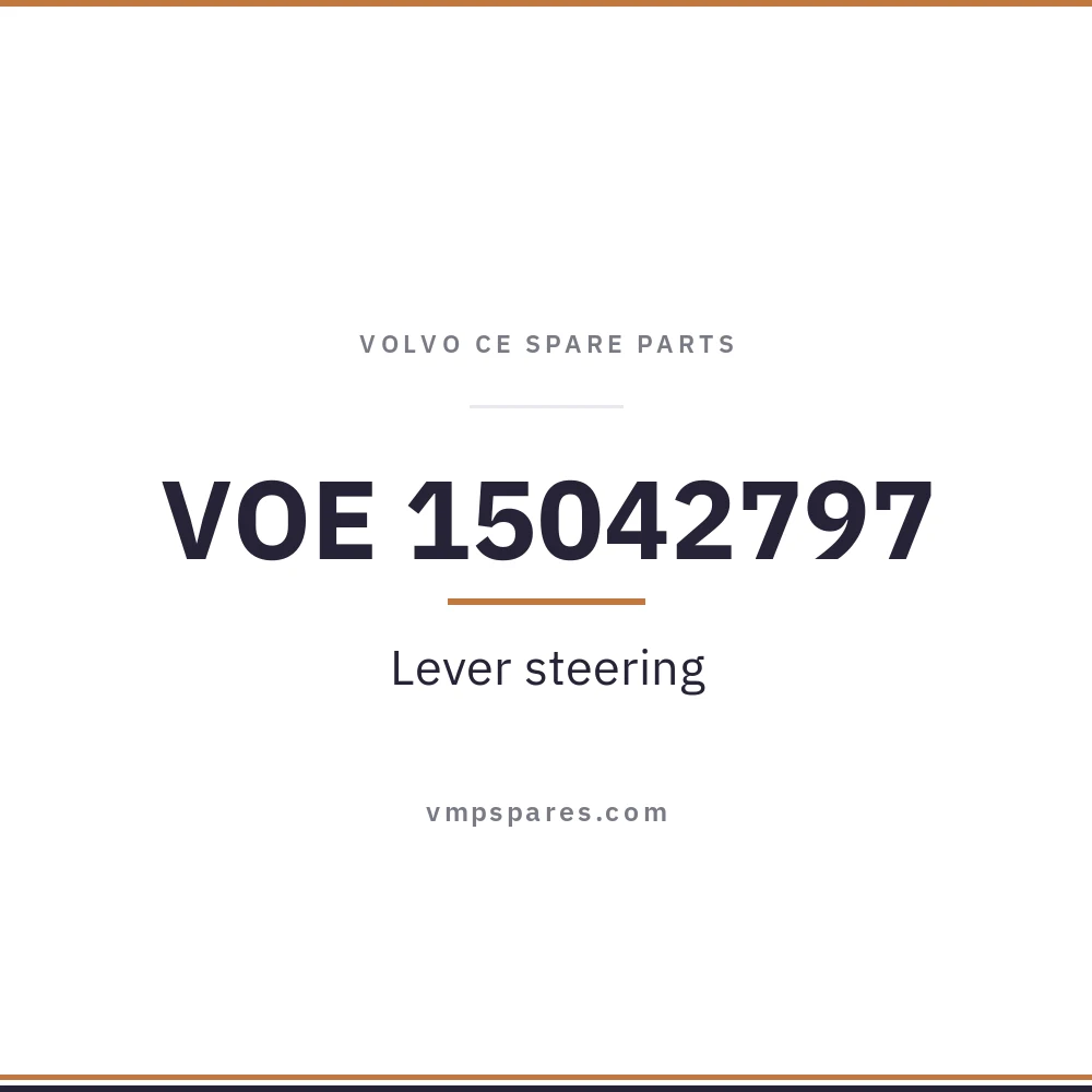 VOE 15042797 – Lever steering