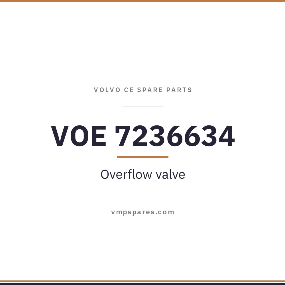 VOE 7236634 – Overflow valve