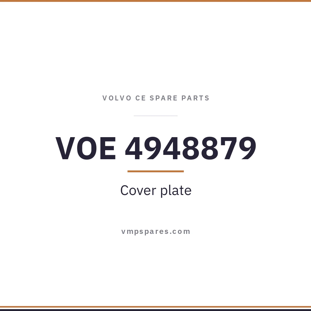 VOE 4948879 – Cover plate
