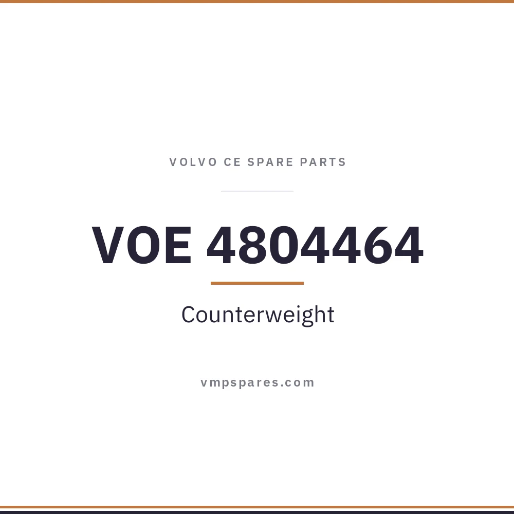 VOE 4804464 – Counterweight