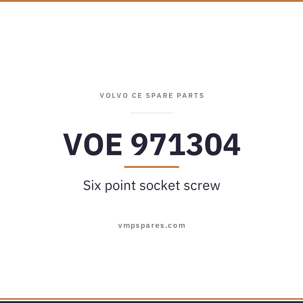 VOE 971304 – Six point socket screw