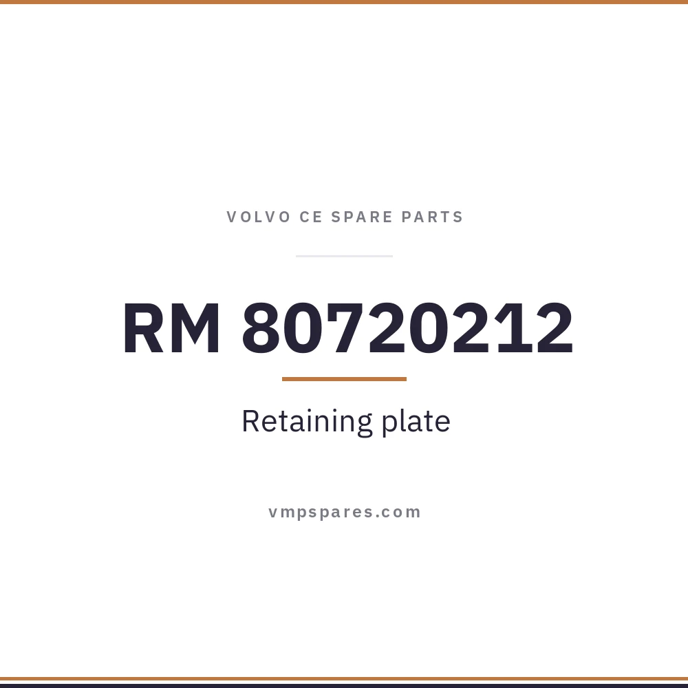 RM 80720212 – Retaining plate