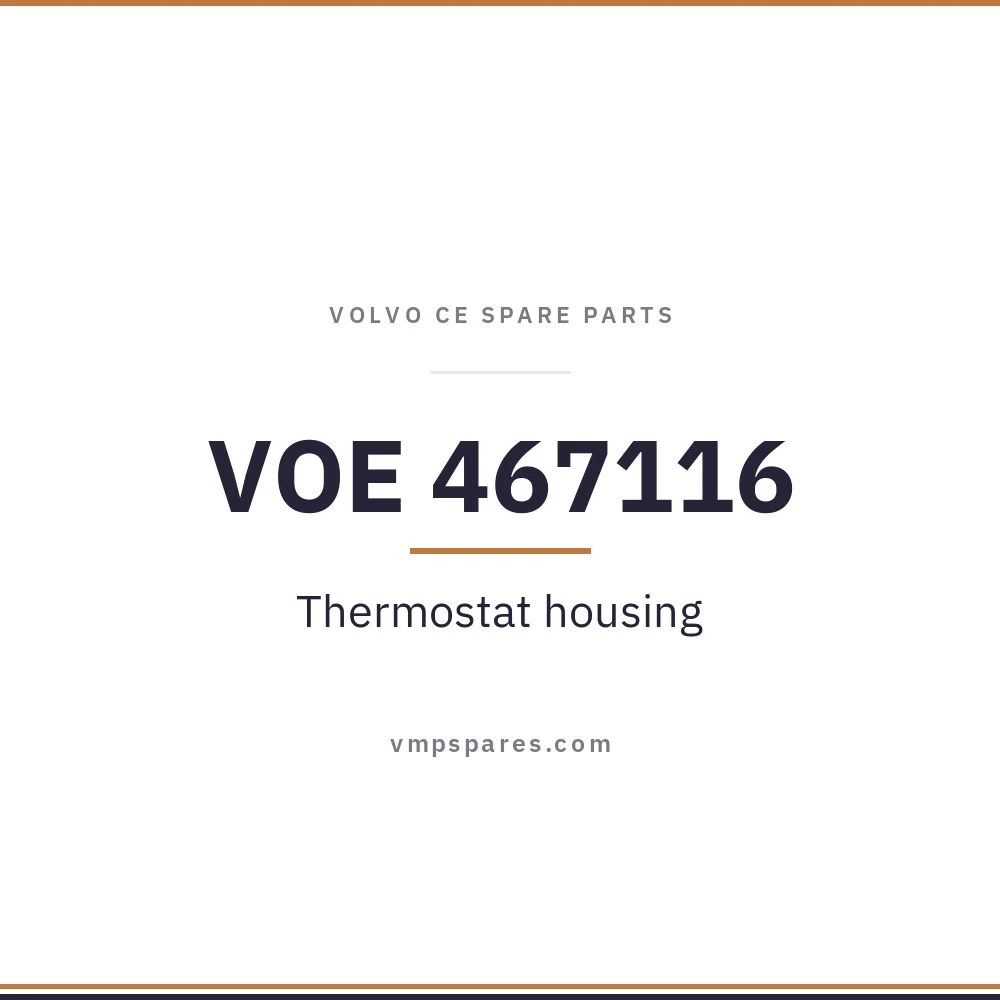 VOE 467116 – Thermostat housing