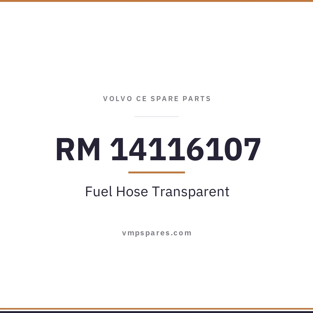 RM 14116107 – Fuel Hose Transparent