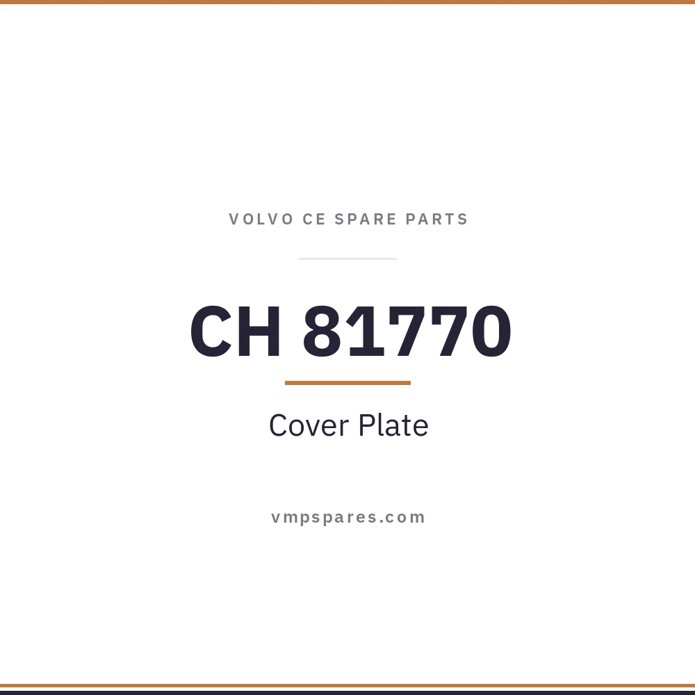 CH 81770 – Cover Plate