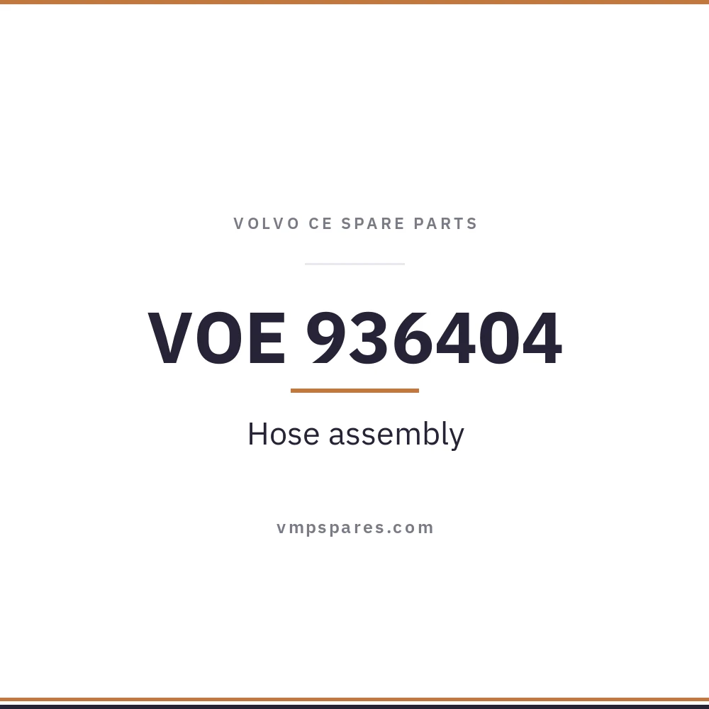VOE 936404 – Hose assembly
