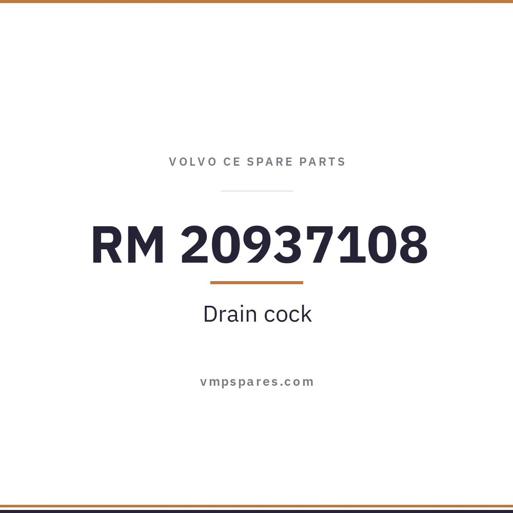 RM 20937108 – Drain cock