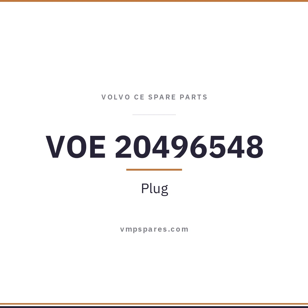 VOE 20496548 – Plug
