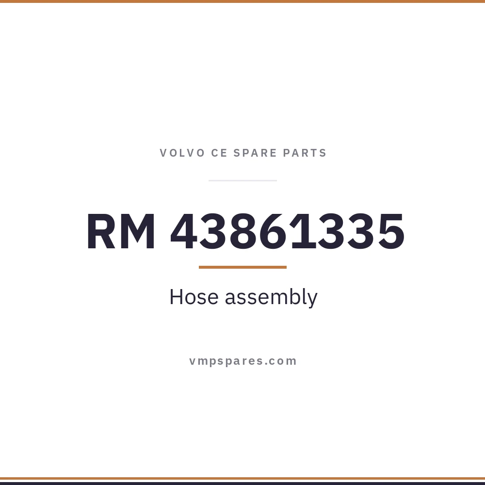 RM 43861335 – Hose assembly