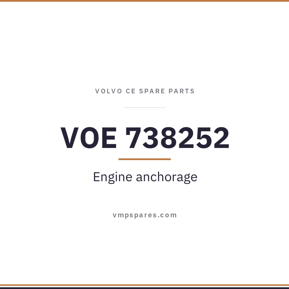 VOE 738252 – Engine anchorage