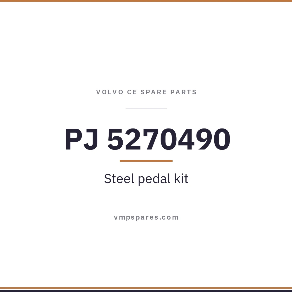 PJ 5270490 – Steel pedal kit