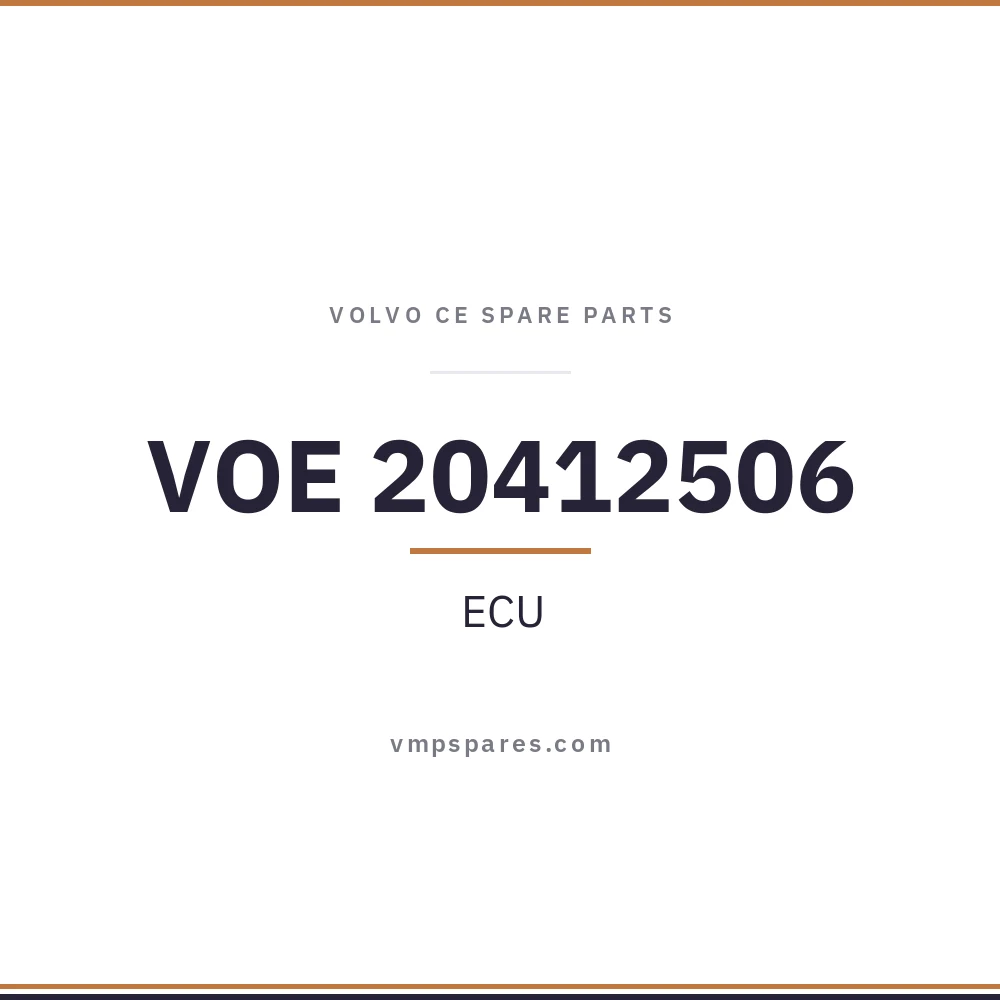 VOE 20412506 – ECU
