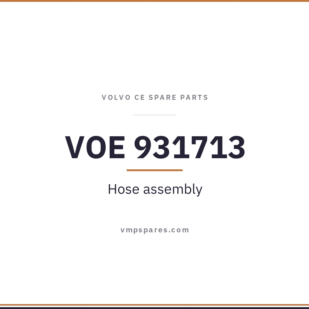 VOE 931713 – Hose assembly