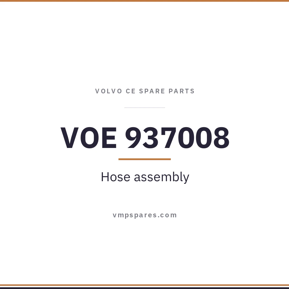 VOE 937008 – Hose assembly