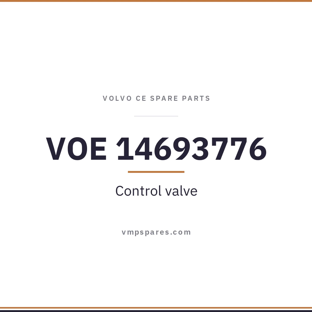 VOE 14693776 – Control valve