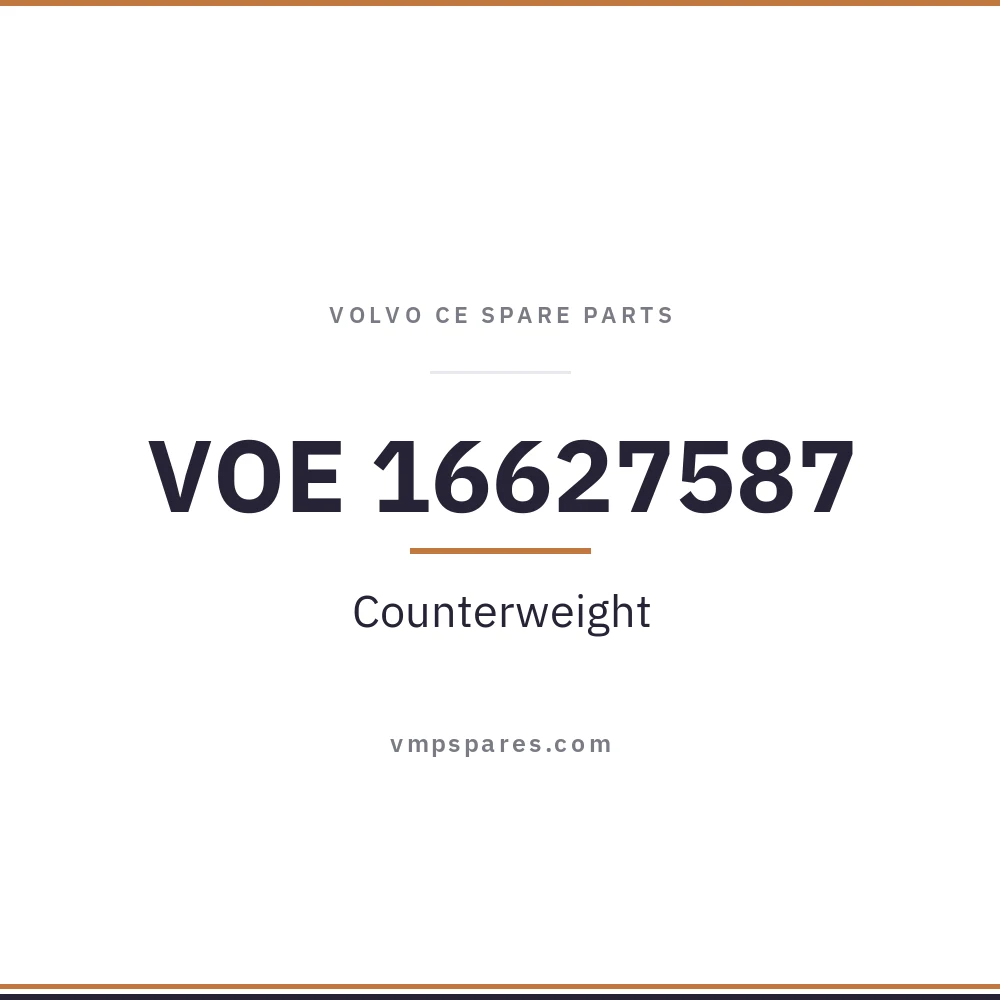 VOE 16627587 – Counterweight