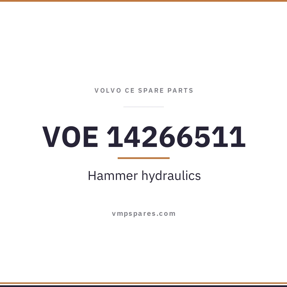 VOE 14266511 – Hammer hydraulics