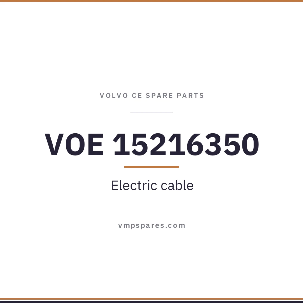 VOE 15216350 – Electric cable