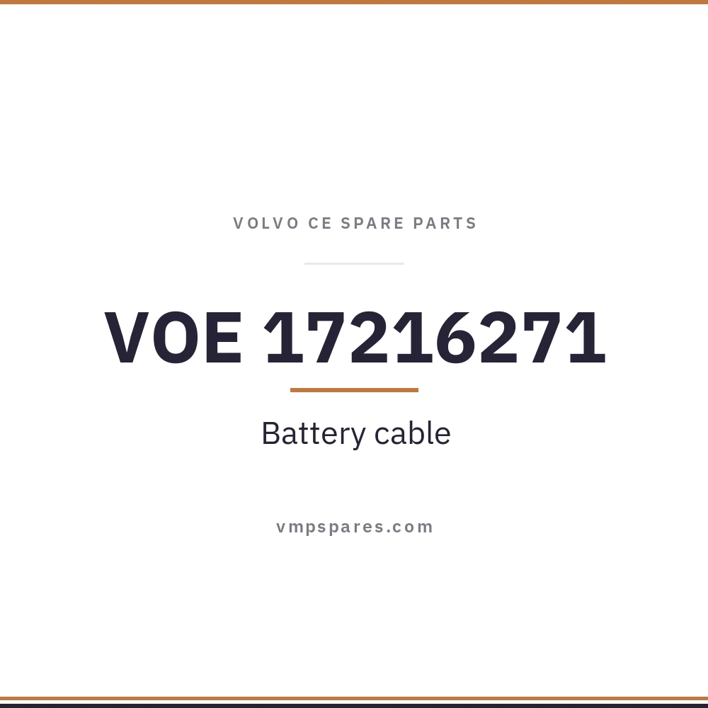 VOE 17216271 – Battery cable