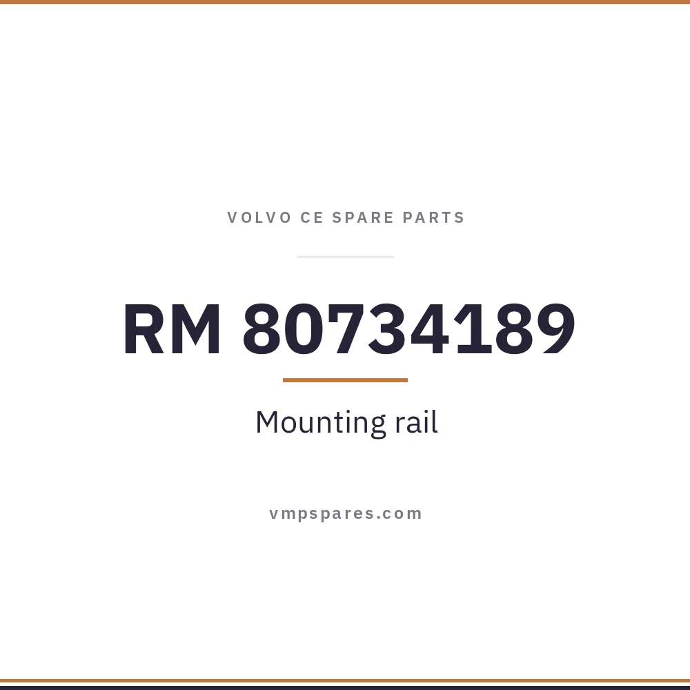 RM 80734189 – Mounting rail