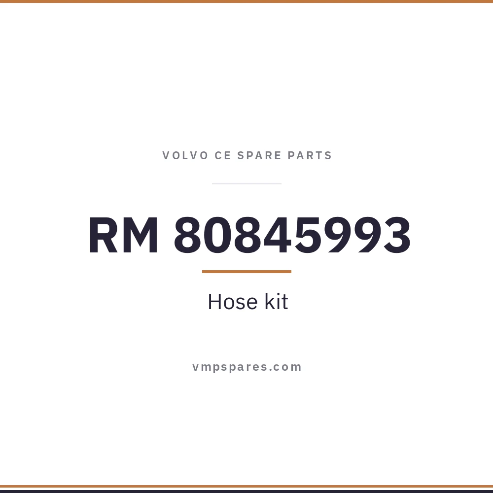 RM 80845993 – Hose kit
