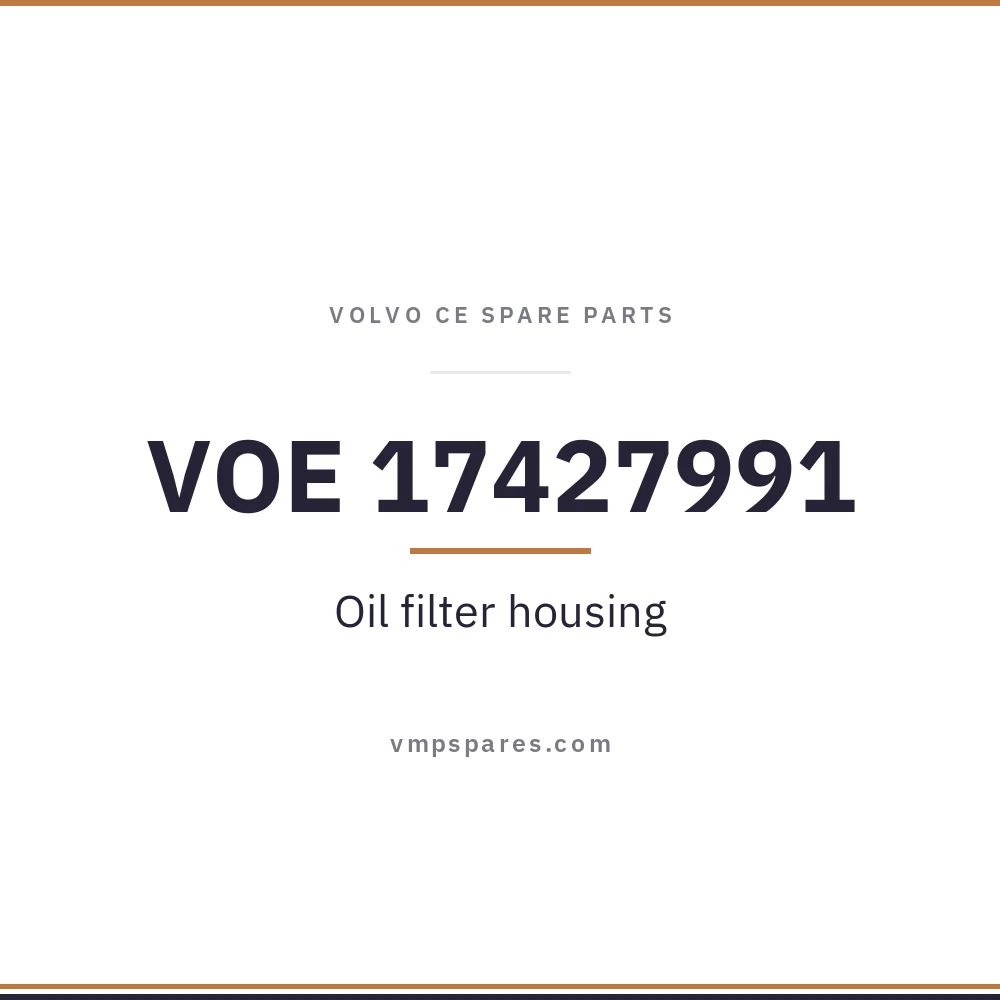 VOE 17427991 – Oil filter housing