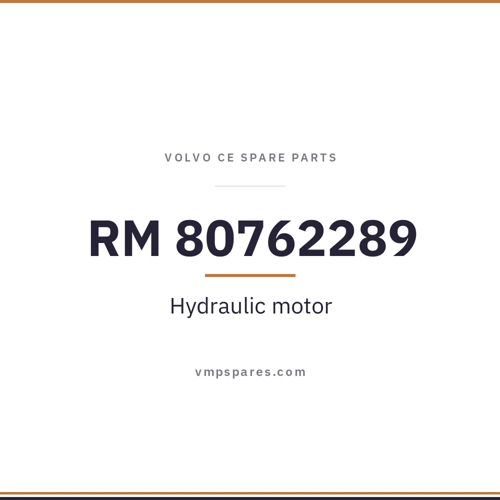 RM 80762289 – Hydraulic motor