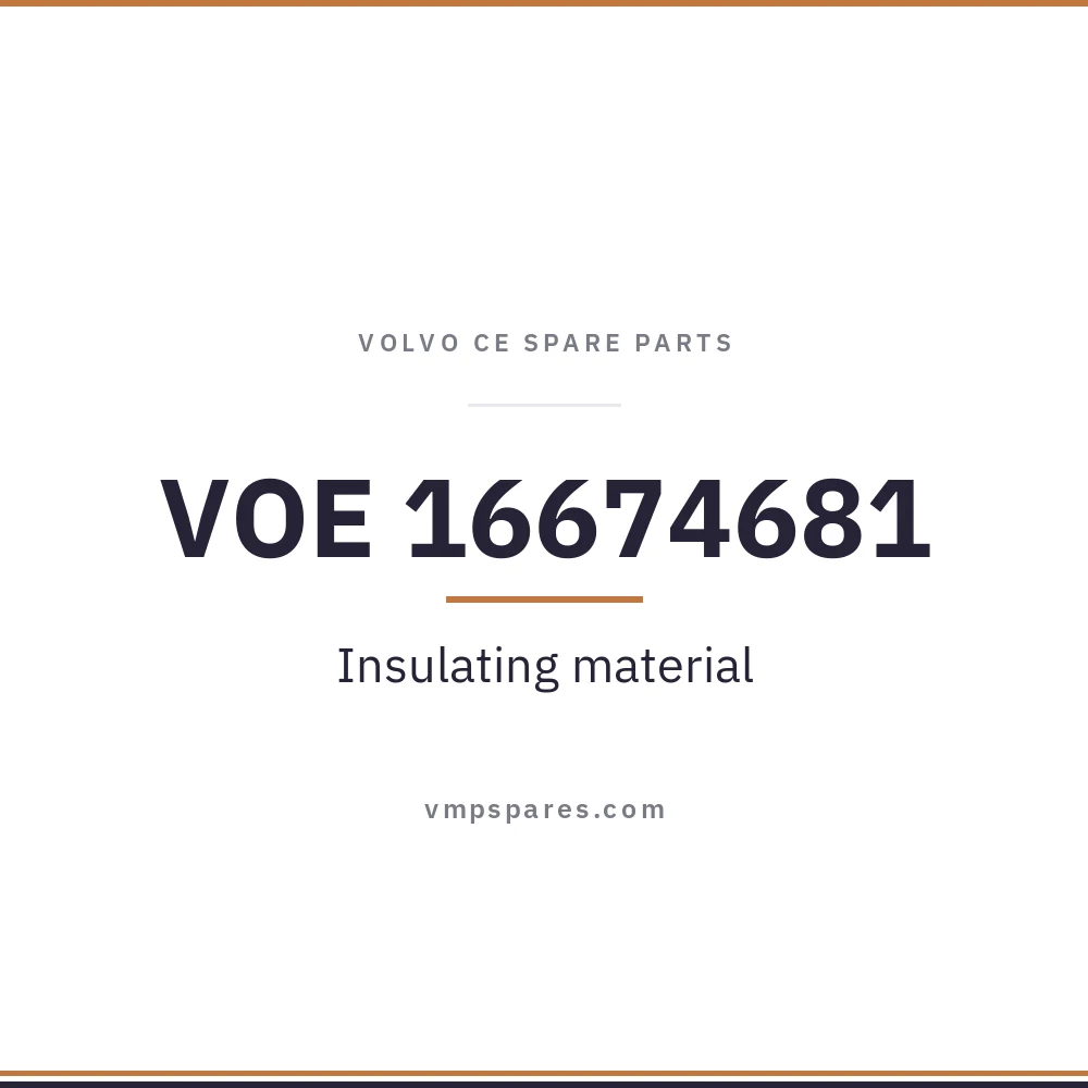 VOE 16674681 – Insulating material