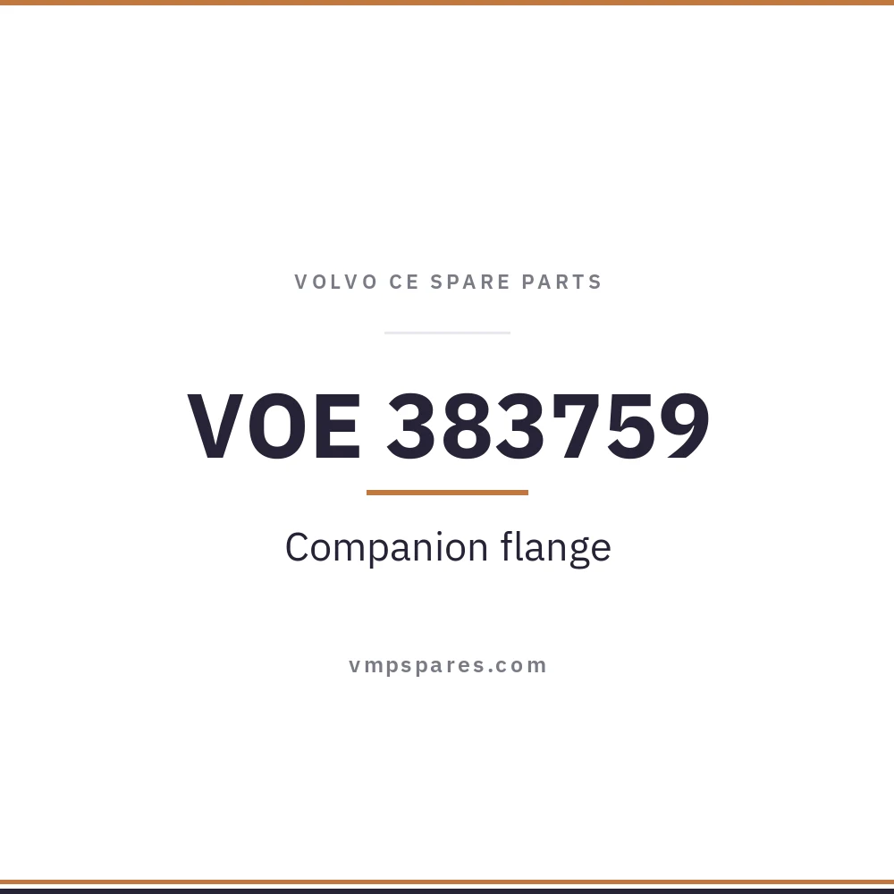VOE 383759 – Companion flange