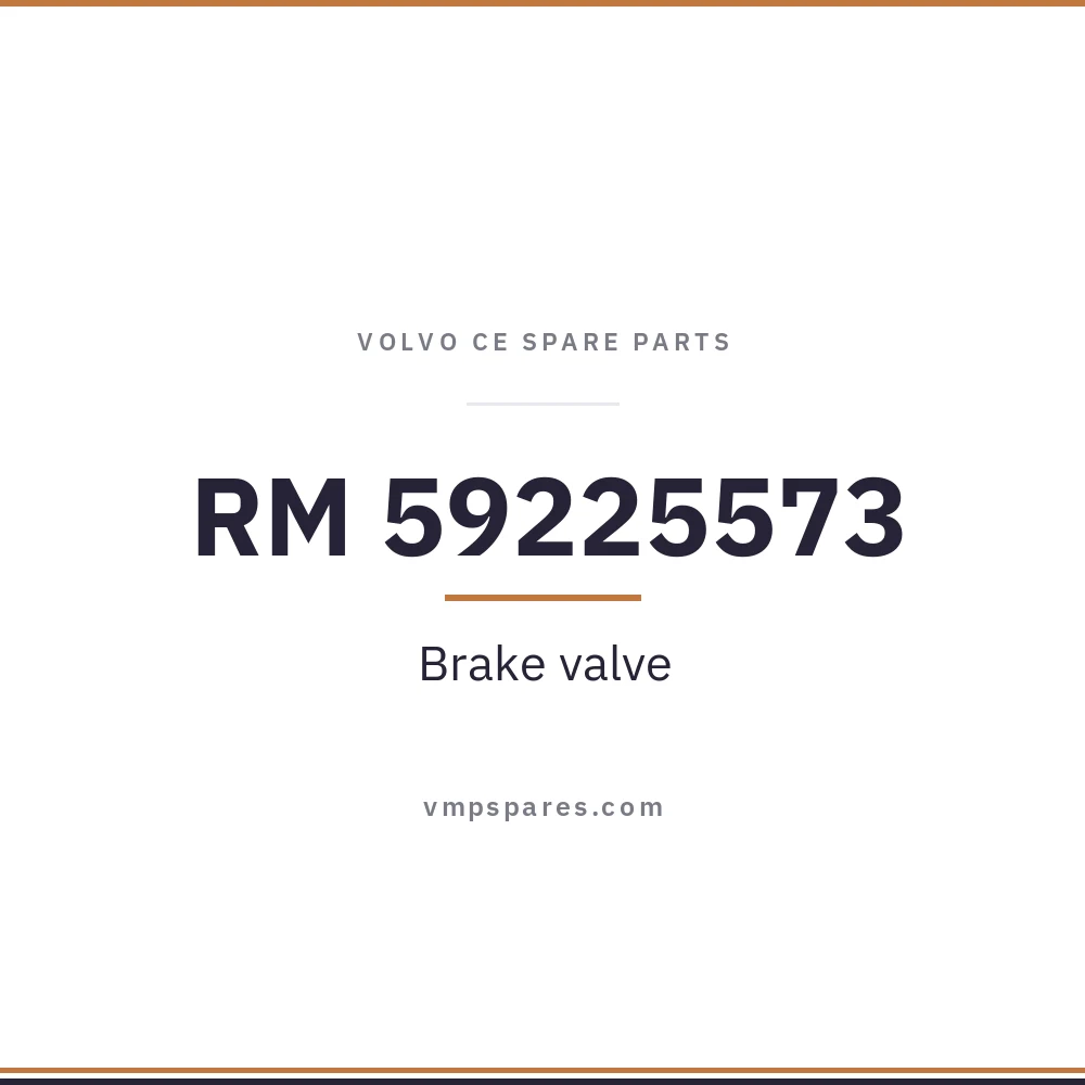 RM 59225573 – Brake valve