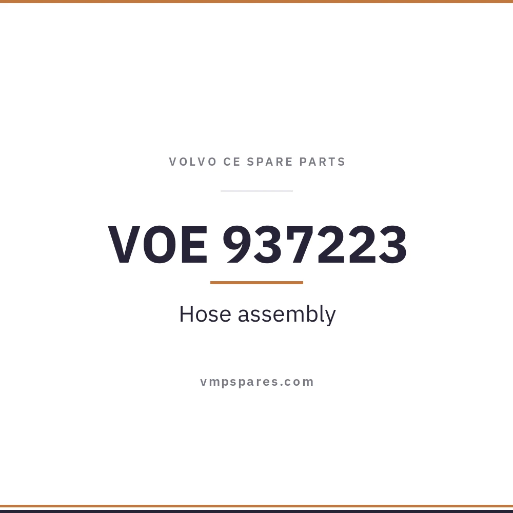 VOE 937223 – Hose assembly